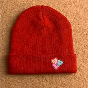 Jeffree Star Valentine’s Day candy hearts beanie